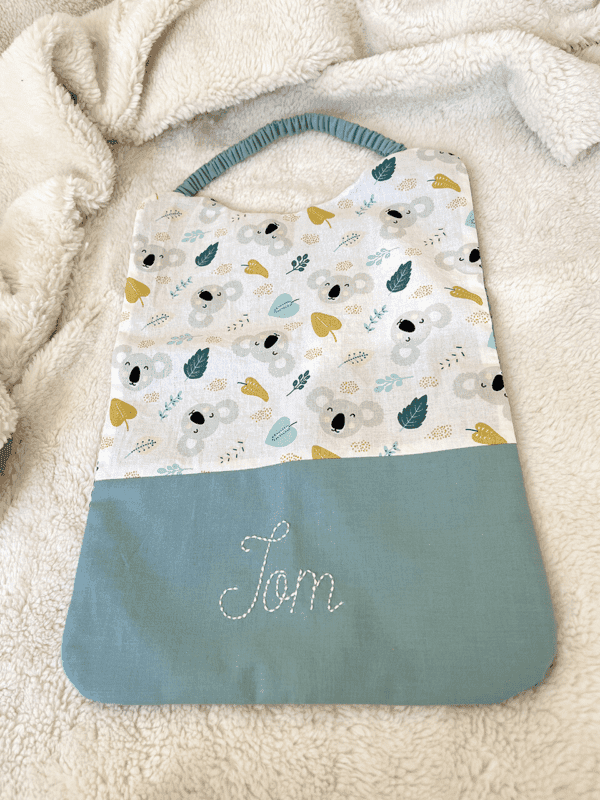 Bavoir maternelle en coton Bio – Image 2