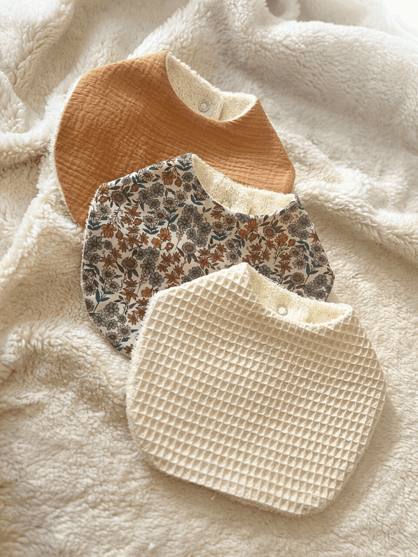 Bavoirs en coton bio