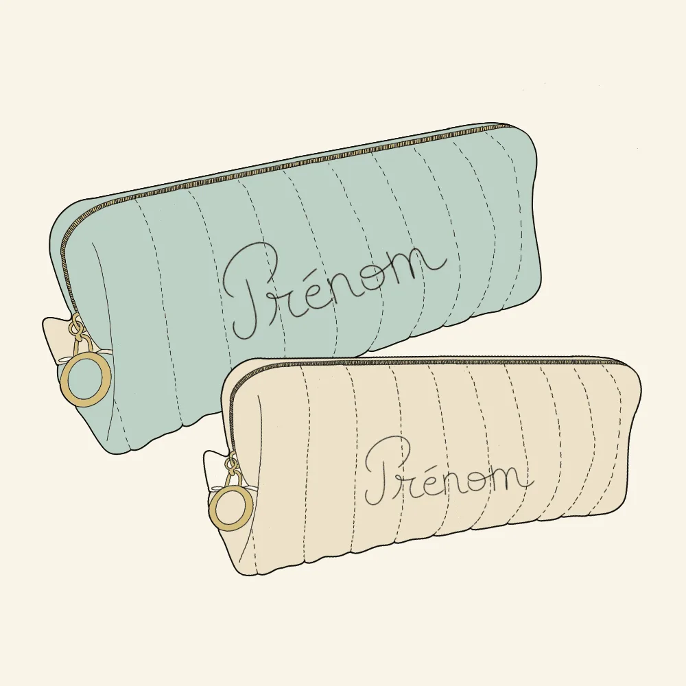 Trousse de toilette en coton bio