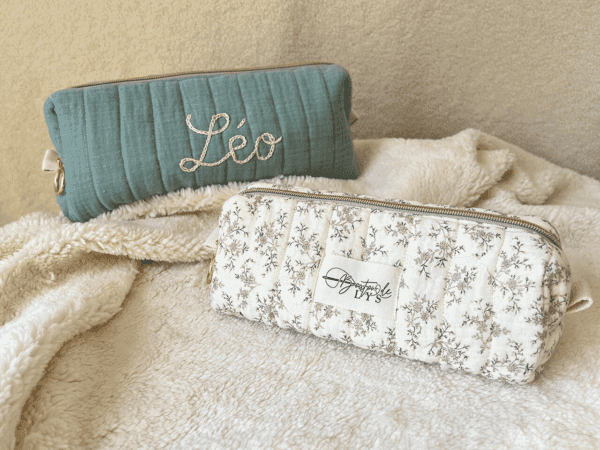 Trousse de toilette en coton bio – Image 2